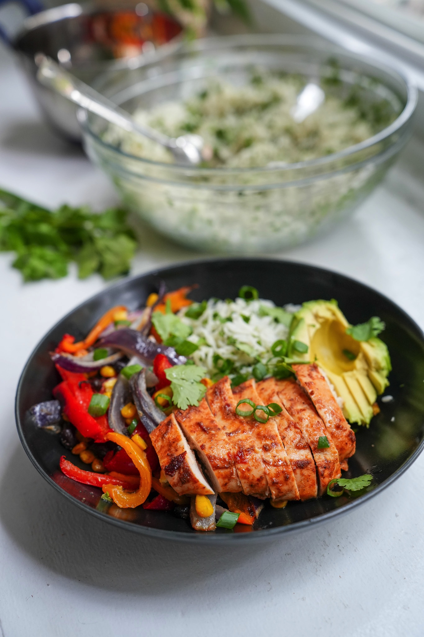 Meal Prep Chipotle Chicken Bowls